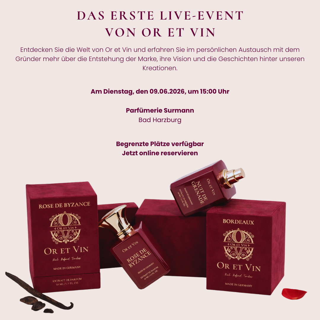 Or et Vin × Parfümerie Surmann – Live-Event Ticket